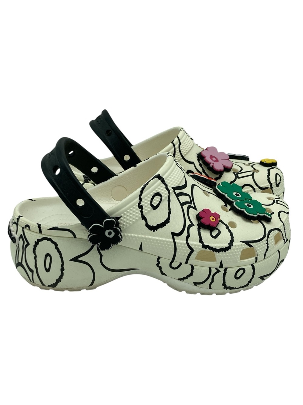 Marimekko x Crocs Platform Unikko Clogs with Jibbitz